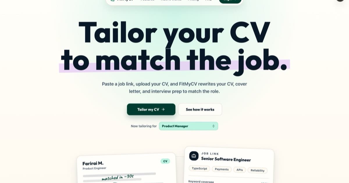 FitMyCV