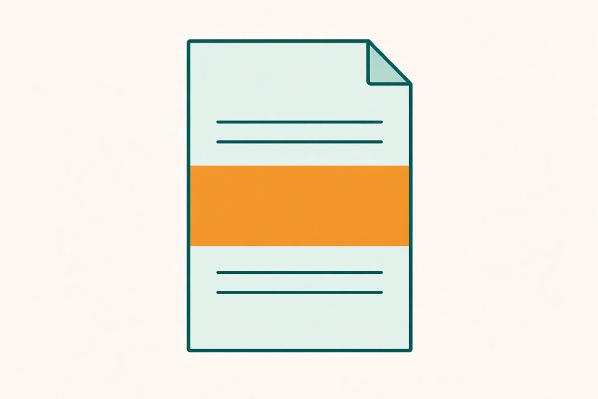 Illustration of a one page job application letter with the role, the proof and the closing highlighted